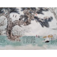 旅美画家张志平|供应浙江工致的山水画